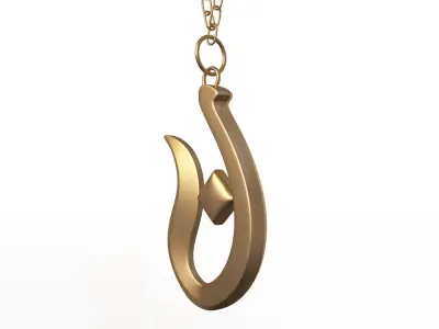 Necklace 01 Low-poly 3D model