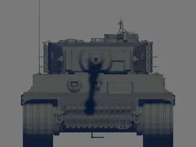 Tiger E 3D model