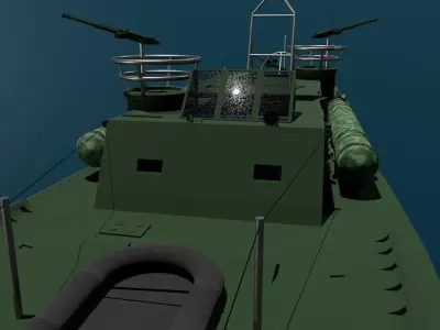 Torpedo boat Elko-80 PT-117 3D model