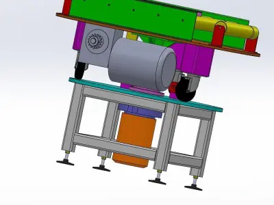 Rotary conveyor 3D model