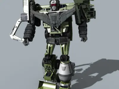 G1 DEVASTATOR - Fully Animated 3D model