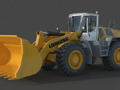 Liebherr L 580 Wheel Loader 3D model