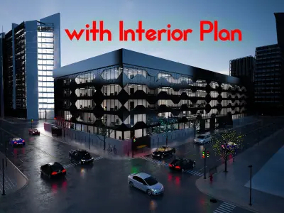 Modern Commercial office 3D model