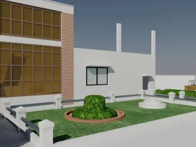 Exterior design Free 3D model