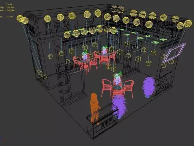 Exhibition - Area - 6X6-3DMAX2011-06 3D model
