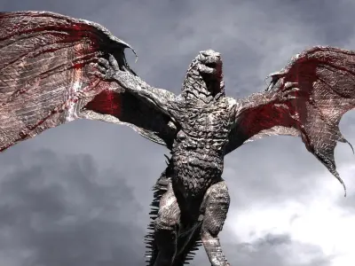 Drake God Lizard Dark Lord  3D model