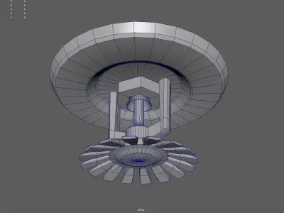 Fire Sprinkler Low-poly 3D model