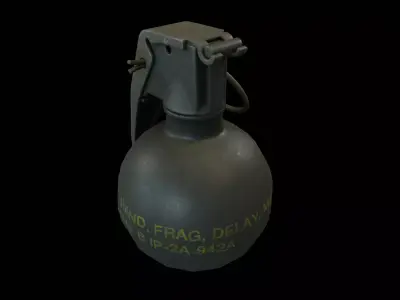 M67 Grenade Low-poly 3D model buy