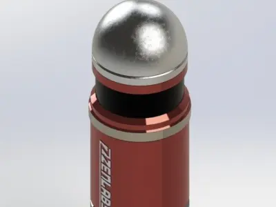 RUST 40MM HE GRENADE Free 3D print model