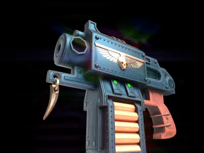 STYLIZED TOON WEAPONS  VOL1 Low-poly 3D model