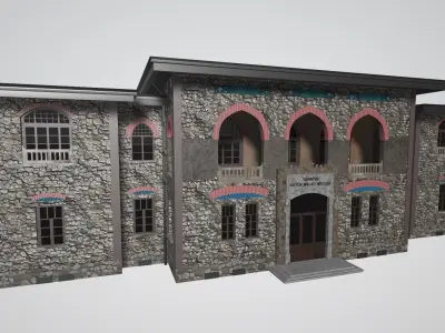 Grand National  Turkey  Assembly Second Building 3D model