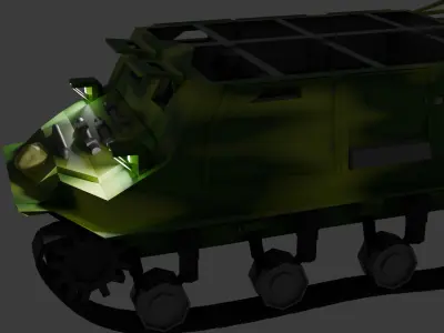 Low-Poli Plastun SN 3D model