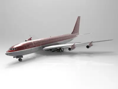 Aircraft 707 3D model