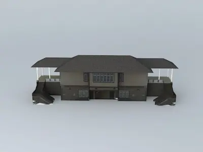 Westbury Train Station Free 3D model