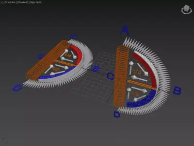 High Voltage Directional Amplitude Wave Hull Loop - Concept 3D model