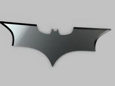 Batman Begins Batarang  Free 3D model
