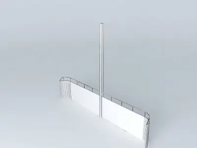 Hindenburg railing Free 3D model