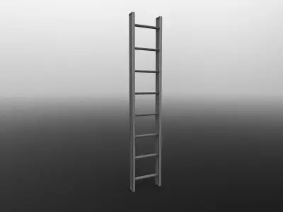 Ladder 3D model Free low-poly 3D model
