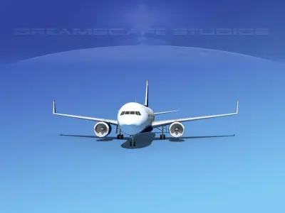 Boeing 767-300 US Air 3D model