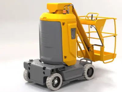 Haulotte Star 10 Vertical Masts Jib 3D model