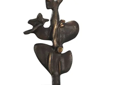Decor bronze sculpture 3D model