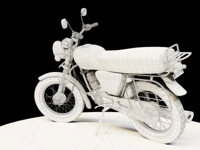 Rusty Bike 3D model