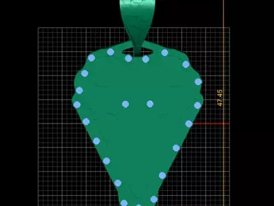  Cobra Head Pendant 3D print model