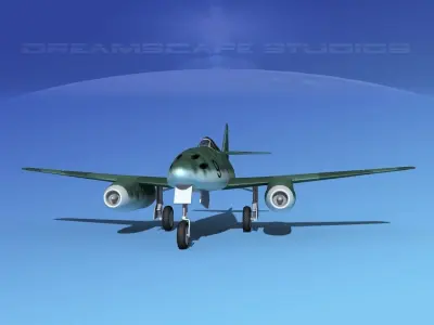Messerschmitt ME-262A1 Swallow V02 3D model
