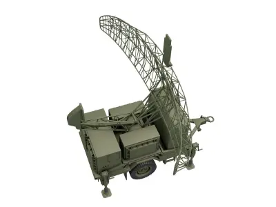 AN MPQ-50 - PAR Radar 3D model