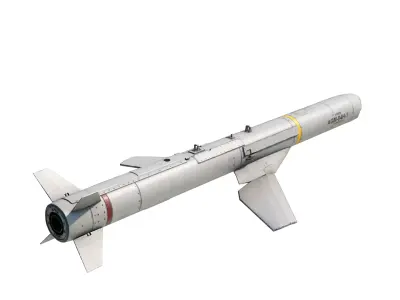 AGM-84H-K SLAMER Air-to-Ground missile 3D model