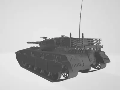 War Tank 3D print model get