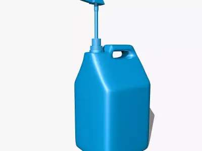 Blue Canister with Doser 3D model