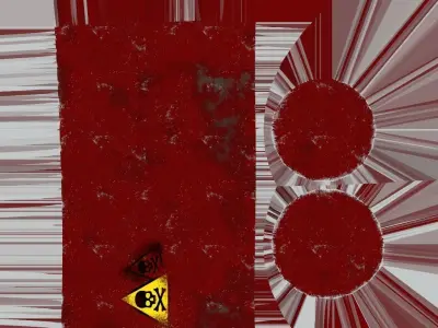 steel drum  Low-poly 3D model