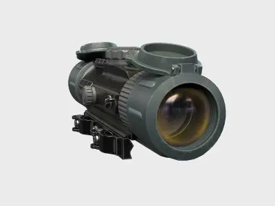 Optical Scope 106 Low-poly 3D model