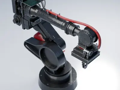 Industrial Mechanical Arm 3D model