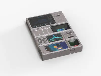 SciFi Multimedia Devices - Modular Components 3D model