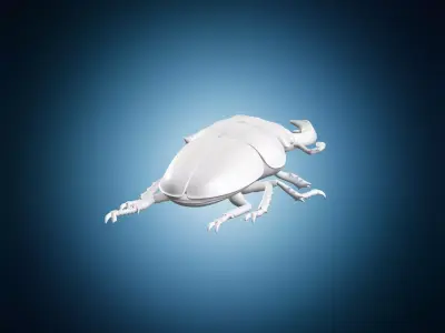 Stag Beetle Insect Nature Miniature Model 3D print model