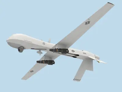 Predator Drone Low-poly 3D model purchase