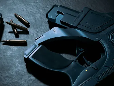 Sci-Fi Assault Rifle 3D model purchase