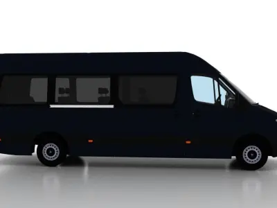 Mercedes Benz Sprinter L3H2 2009 Passenger EU 3D model