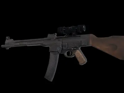 Lowpoly MP43 3D model
