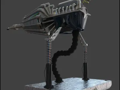 Space Weapon 3D model