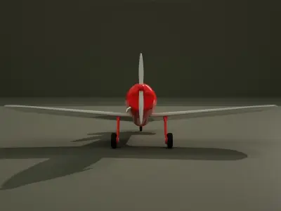 toy plane 3D model by Marcos3DModels from CGTrader