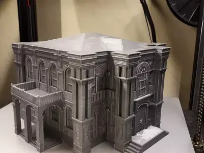 Historical mansion 3D Printable model 3D print model purchase