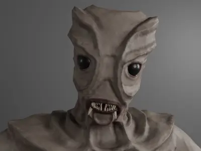 Sci-Fi Creature No X11 Low-poly 3D model