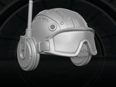 SciFi Helmet collection 3D printable files for Action Figures 3D print model