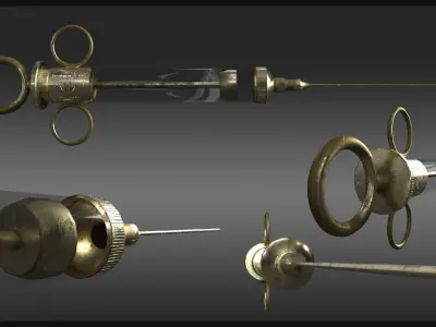 Plague Doctor Medical Gear Low-poly 3D model