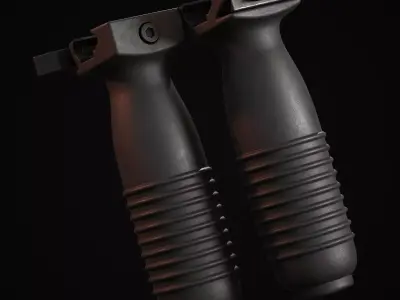 Foregrip Low-poly 3D model purchase