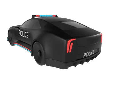 Police Vehicle 3D model get