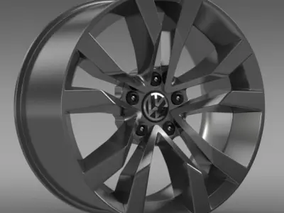VW Beetle TDI 2012 rim 3D model